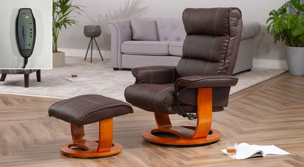 Amersham Swivel Recliner With Massage And Heat