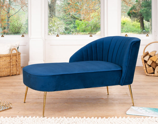 Prestbury Velvet Chaise Longue