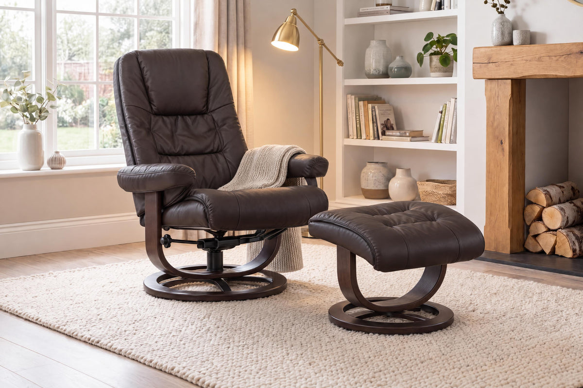 Broadclyst Swivel Recliner With Massage And Heat