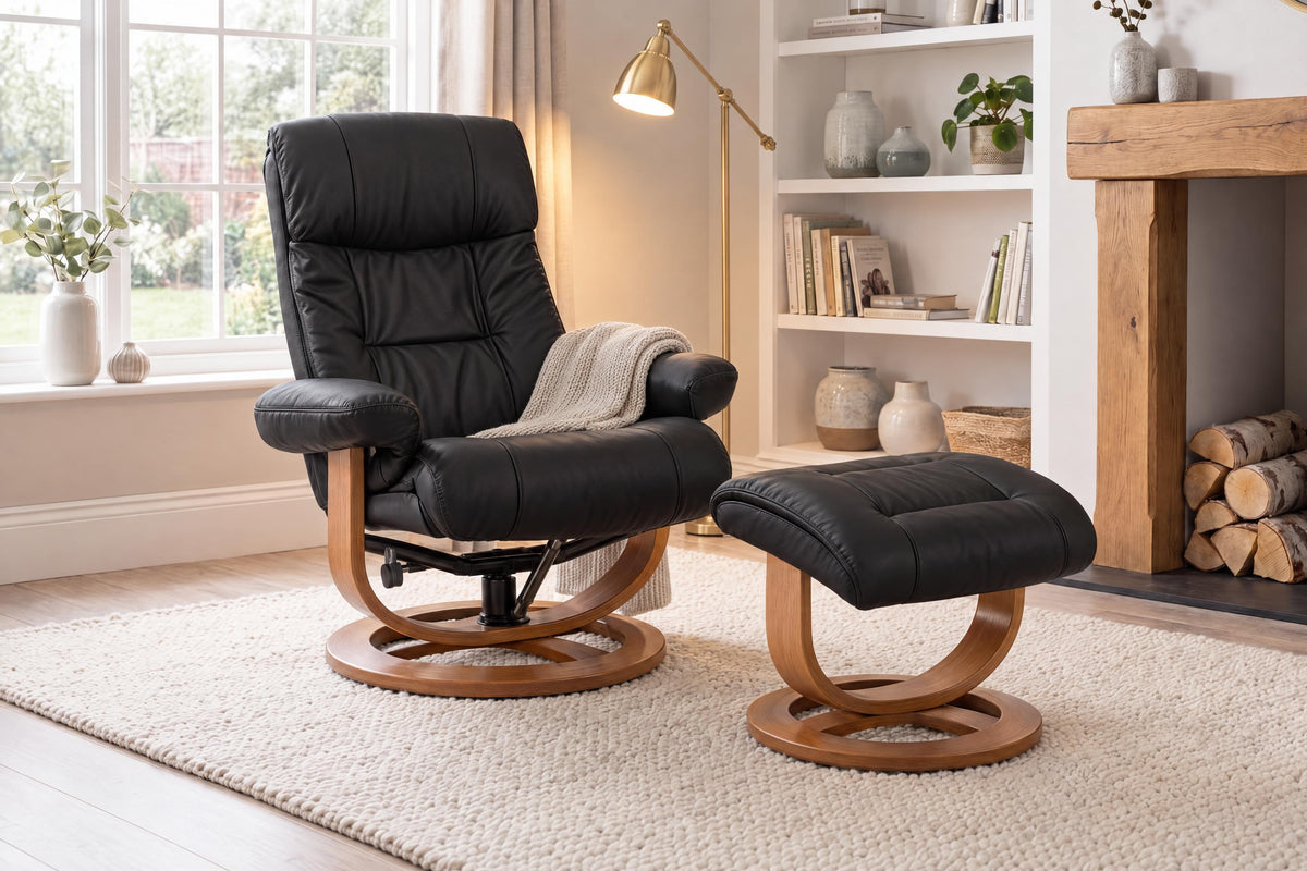 Waddington Swivel Chair With Massage And Heat