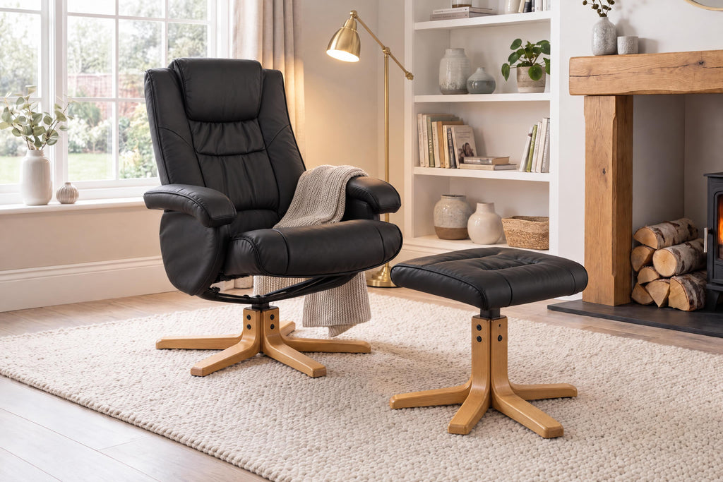 Haddenham Swivel Recliner With Massage And Heat
