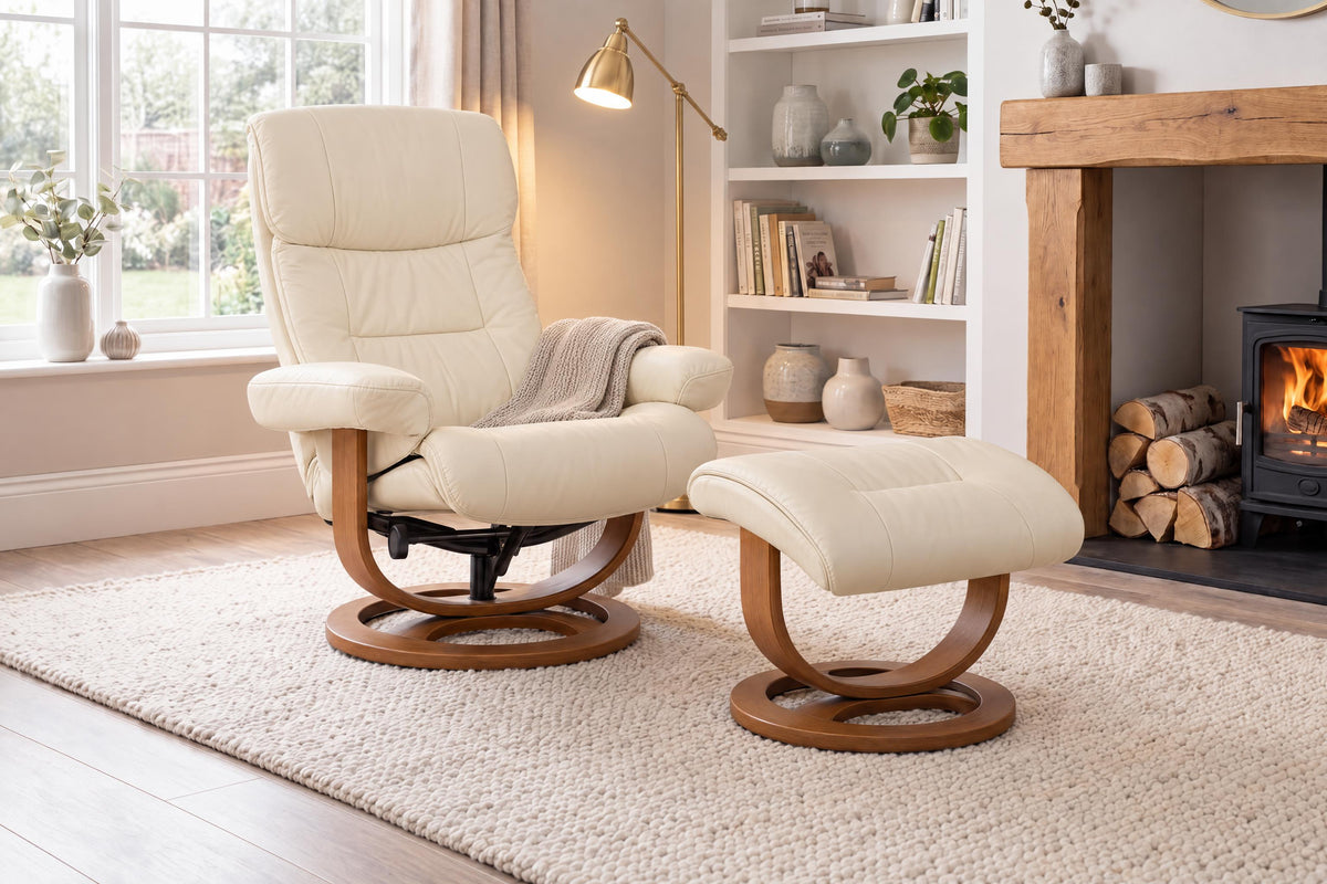 Waddington Swivel Chair With Massage And Heat