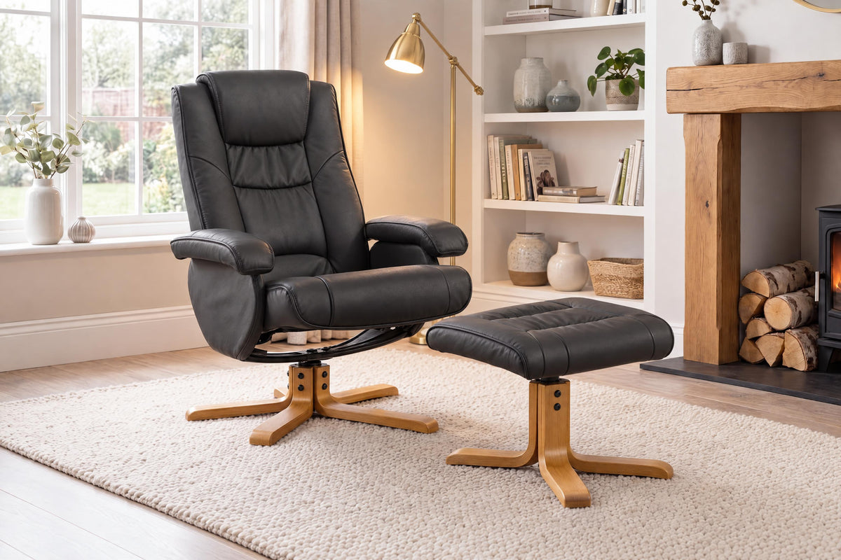 Haddenham Swivel Recliner With Massage And Heat