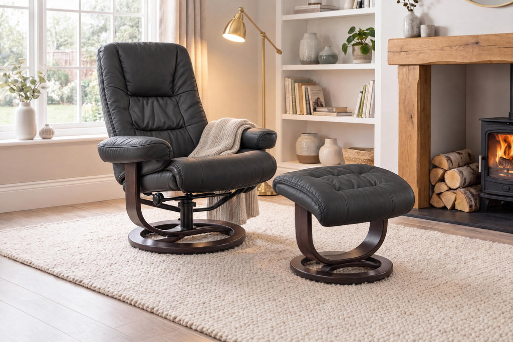 Broadclyst Swivel Recliner With Massage And Heat