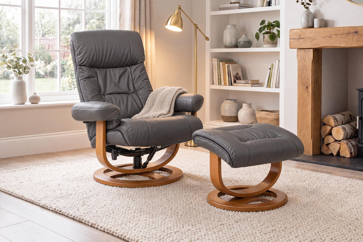 Waddington Swivel Chair With Massage And Heat