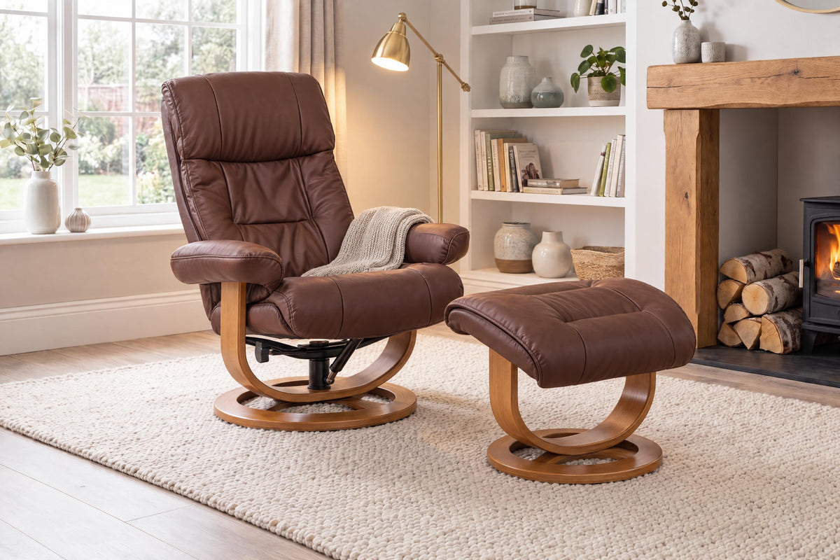 Waddington Swivel Chair With Massage And Heat