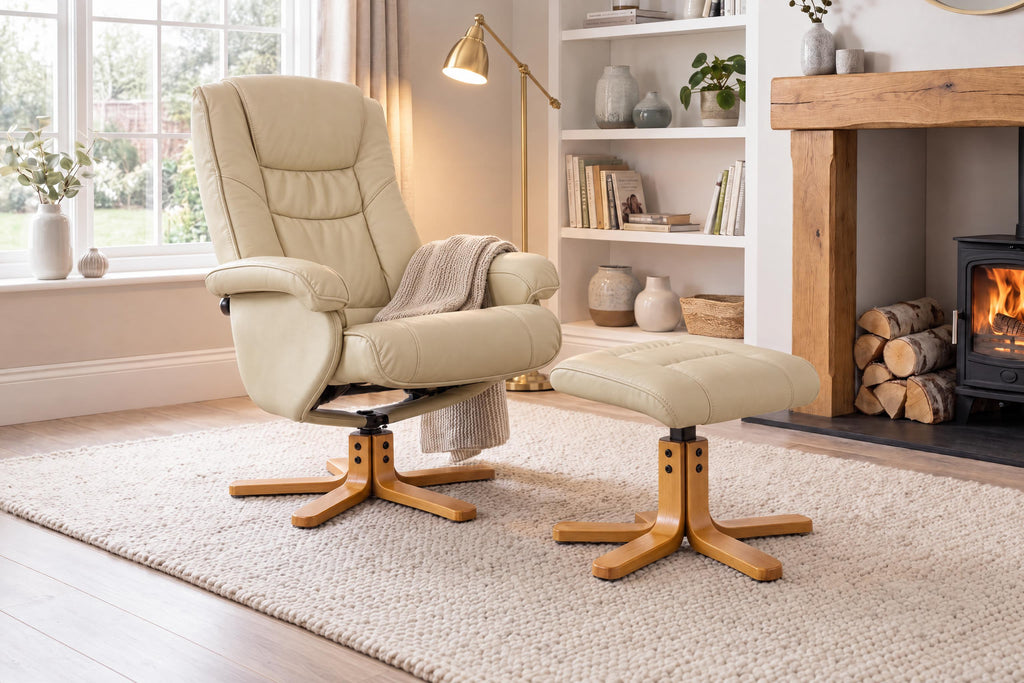 Haddenham Swivel Recliner With Massage And Heat