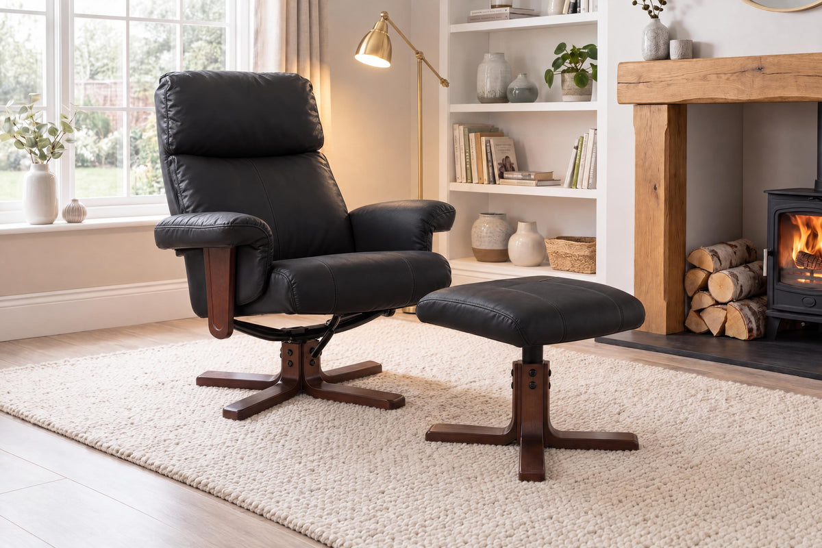 Dainton Swivel Recliner With Massage And Heat