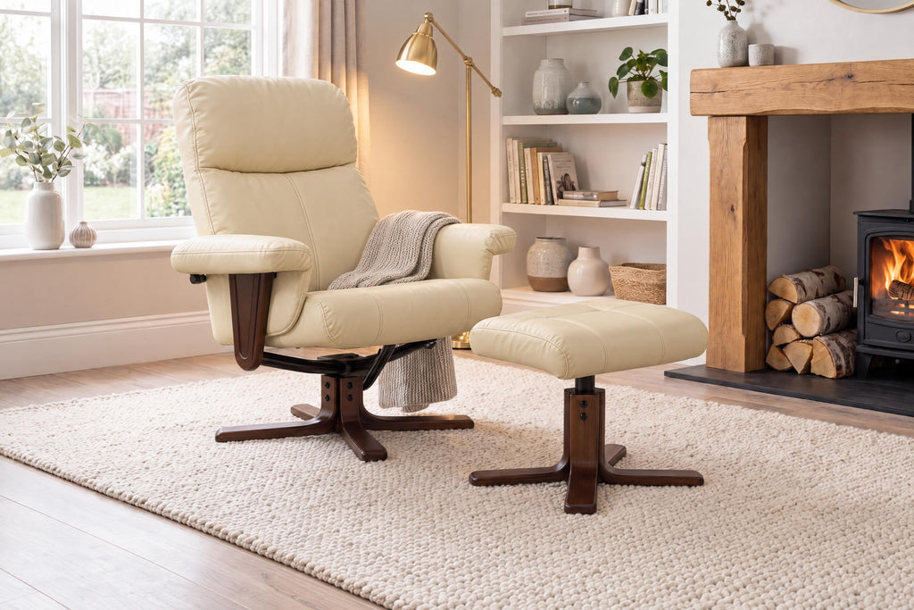 Dainton Swivel Recliner With Massage And Heat
