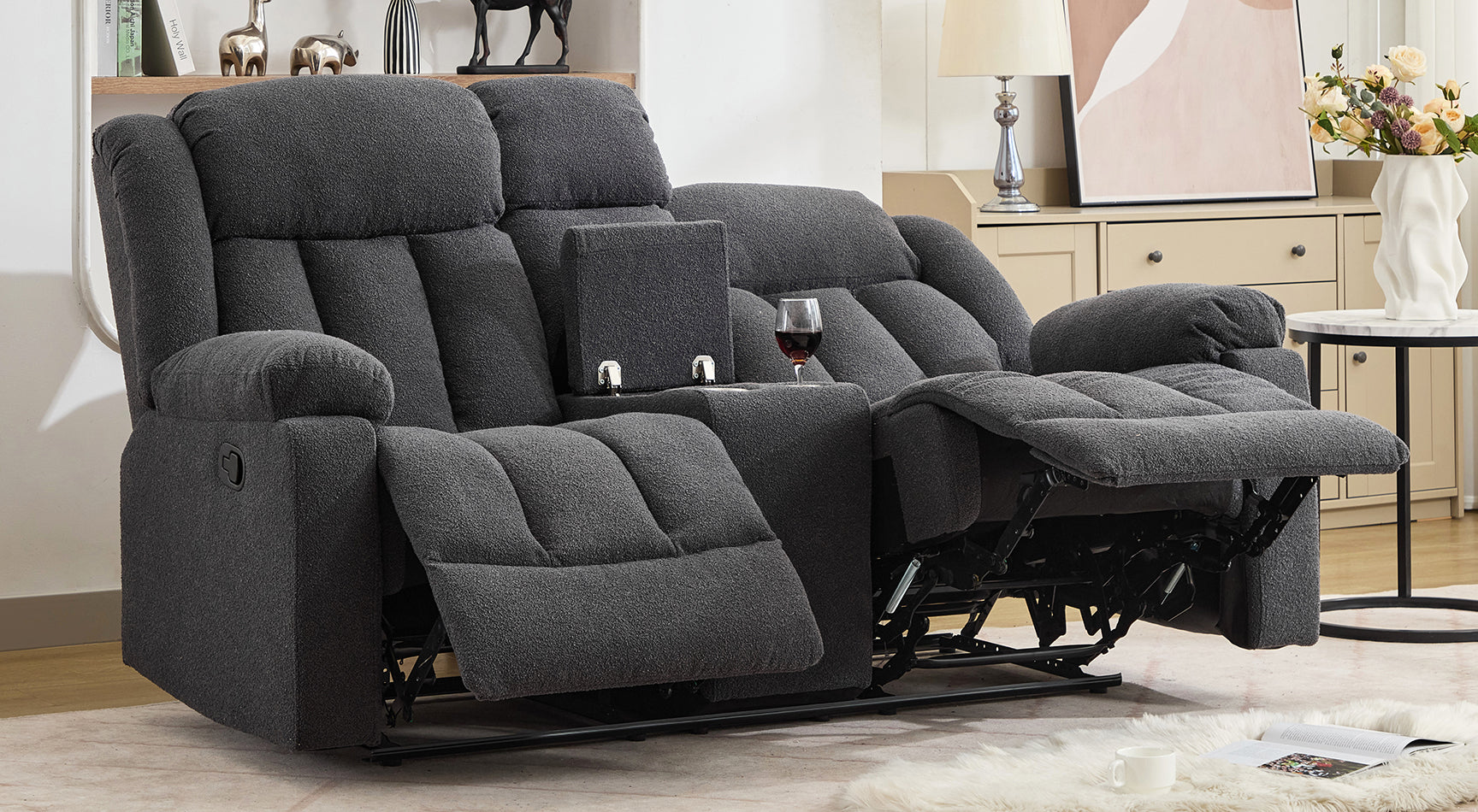 Cranfield 2 Seat Recliner Sofa with Centre Console
