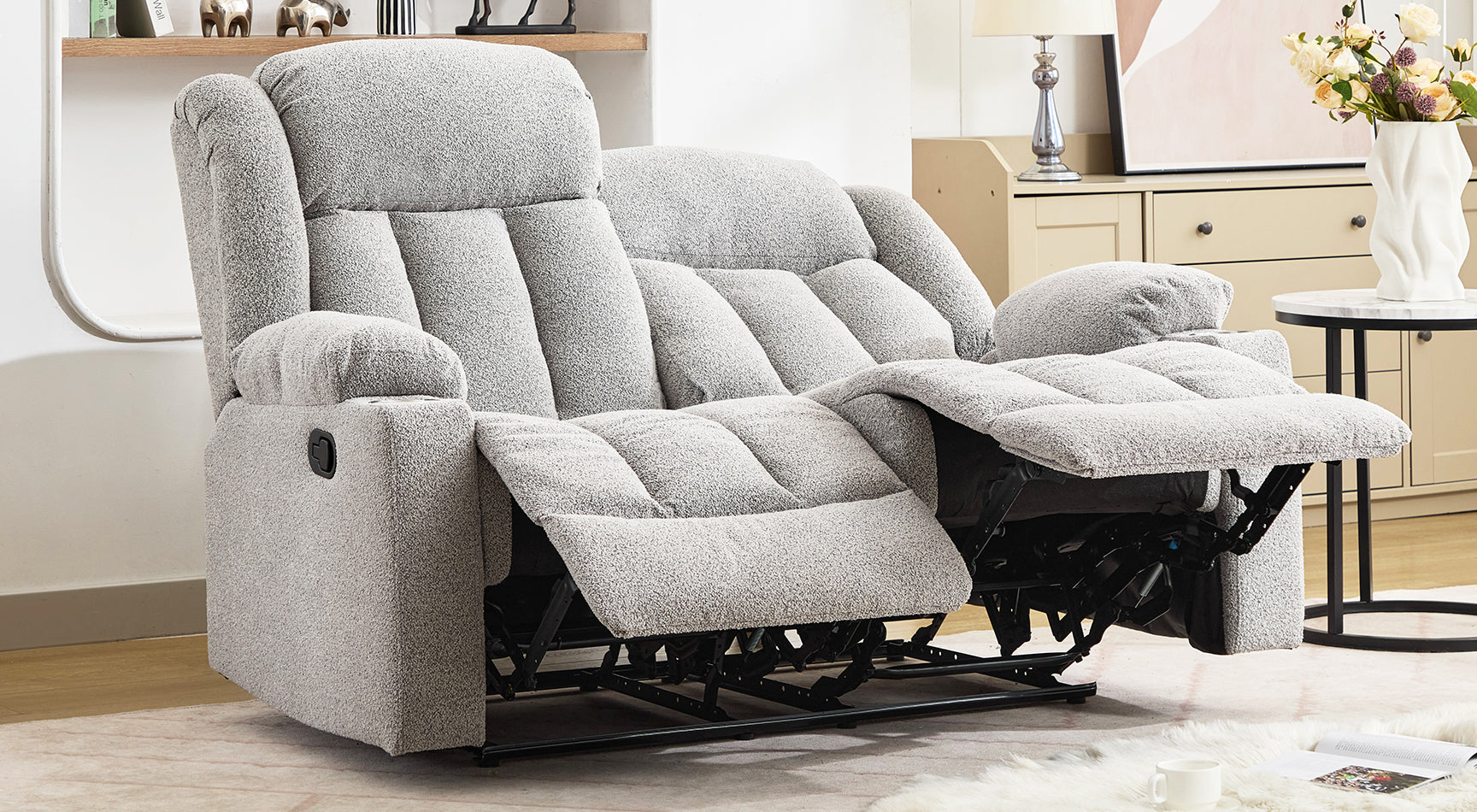 Cranfield 2 Seat Recliner Sofa with Cup Holders