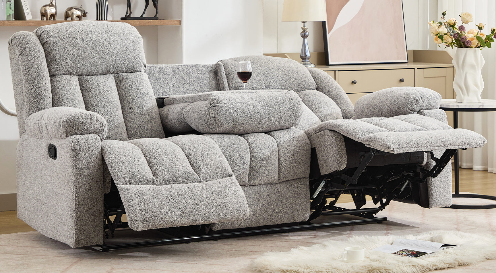 Cranfield 3 Seat Recliner Sofa with Centre Console