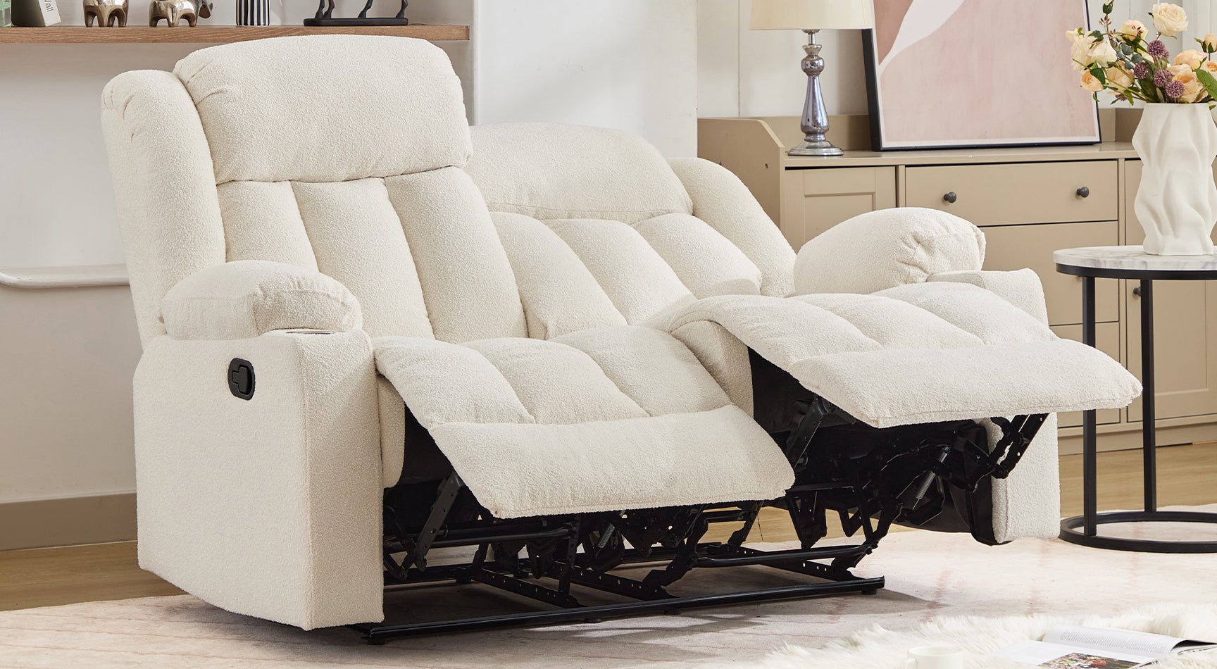 Cranfield 2 Seat Recliner Sofa with Cup Holders