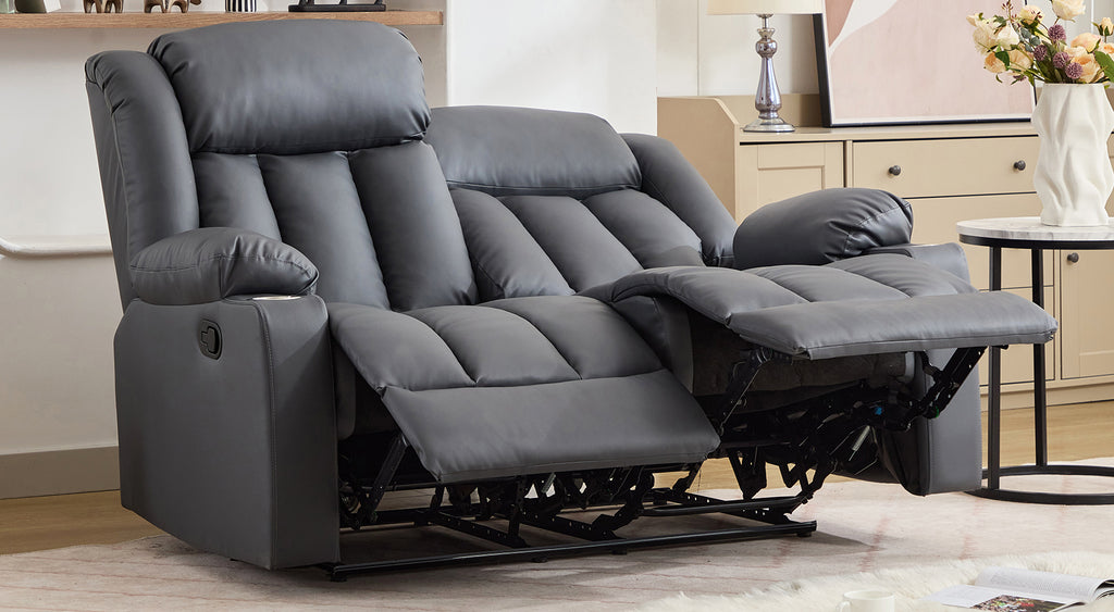 Brereton 2 Seat Recliner Sofa with Cup Holders