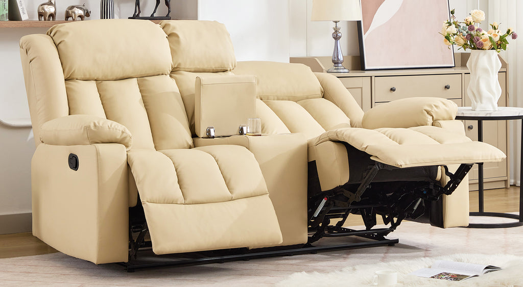 Brereton 2 Seat Recliner Sofa with Centre Console