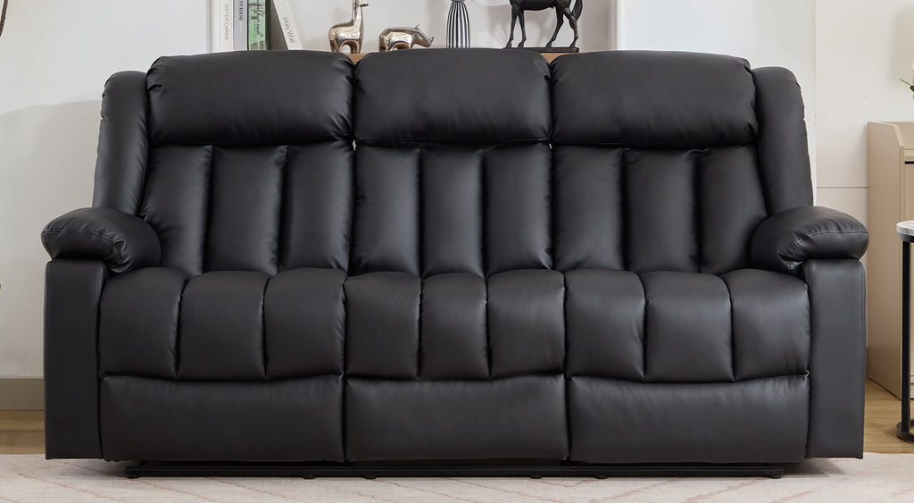 Brereton 3 Seat Recliner Sofa with Centre Console