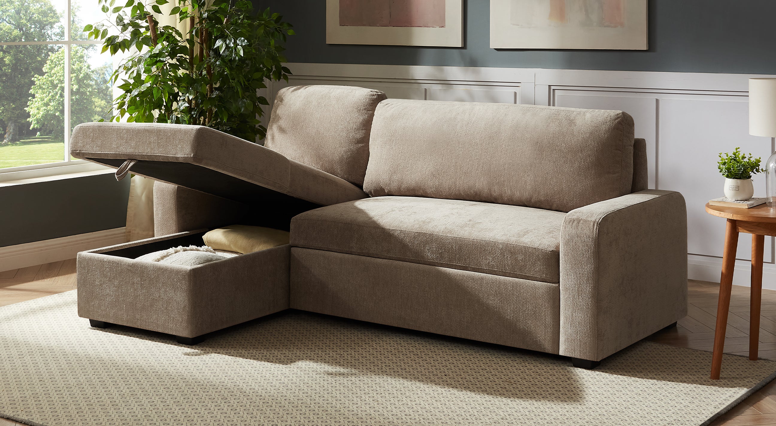 Fulshaw Reversible Corner Sofabed with Storage