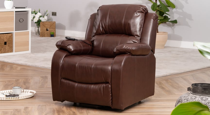 Ashbourne Dual Motor Massage Heat Riser Recliner