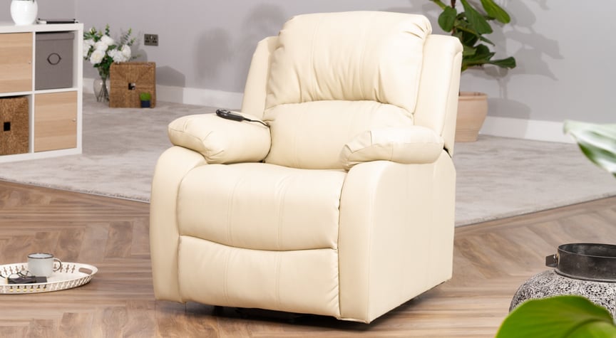 Ashbourne Dual Motor Massage Heat Riser Recliner