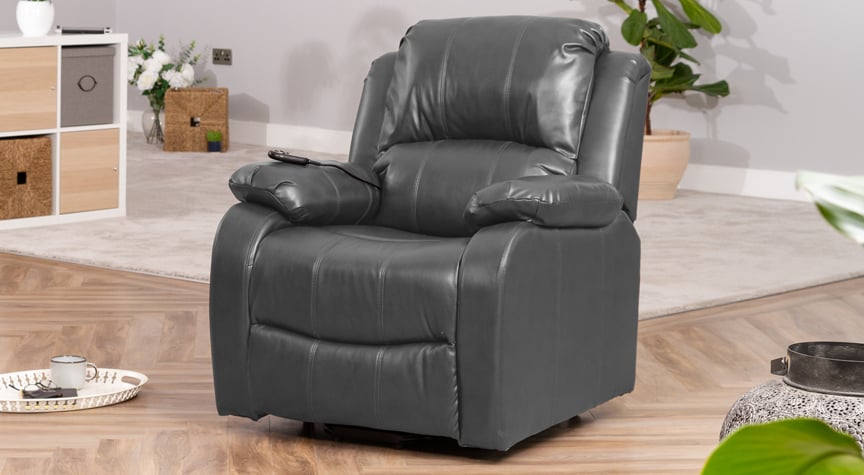 Ashbourne Dual Motor Massage Heat Riser Recliner