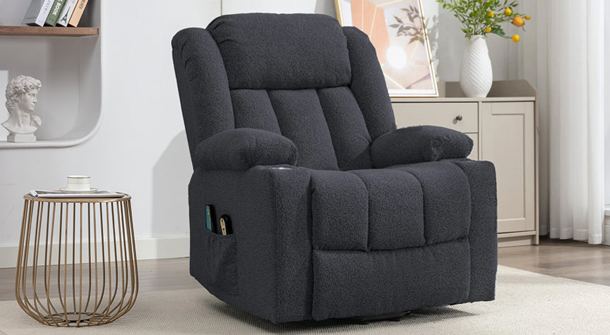 Cranfield Dual Motor Riser Recliner Chair with Massage and Heat