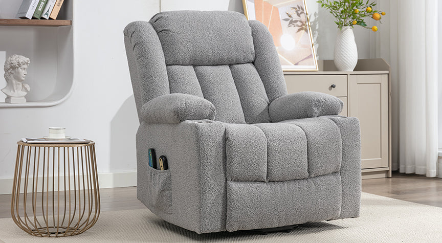 Cranfield Dual Motor Riser Recliner Chair with Massage and Heat