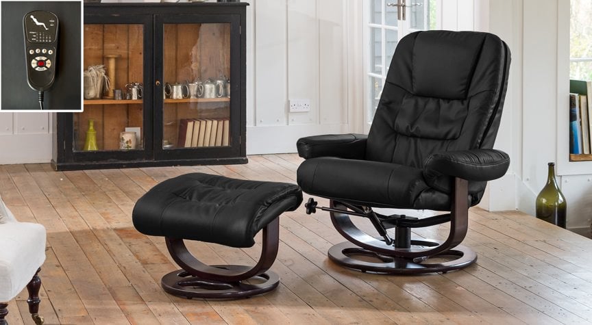 Broadclyst Swivel Recliner With Massage And Heat