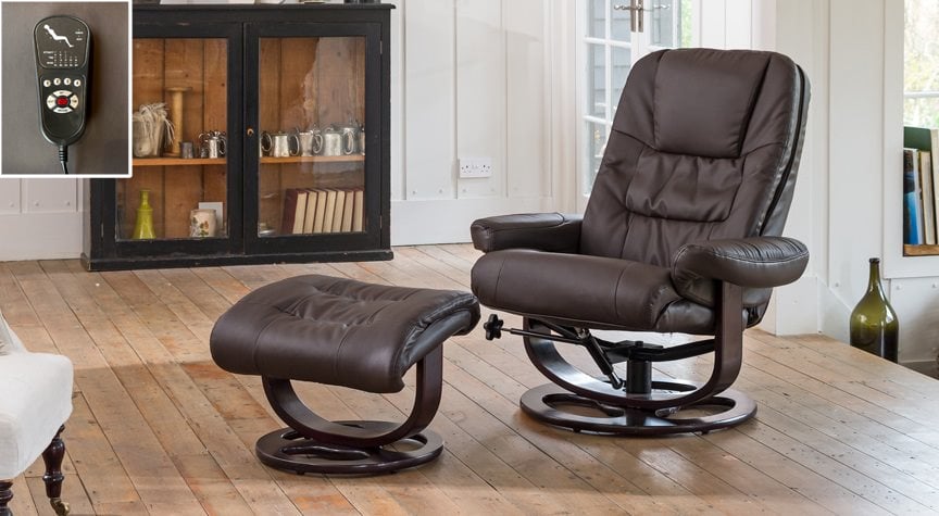 Broadclyst Swivel Recliner With Massage And Heat
