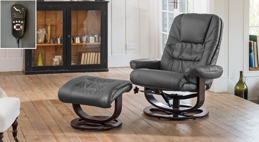 Broadclyst Swivel Recliner With Massage And Heat