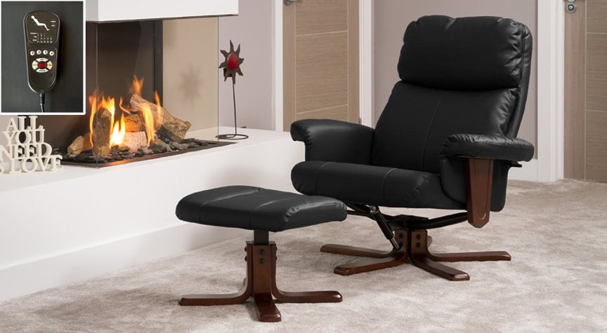 Dainton Swivel Recliner With Massage And Heat