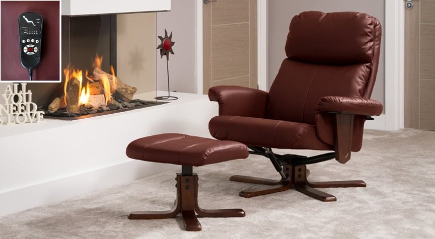 Dainton Swivel Recliner With Massage And Heat