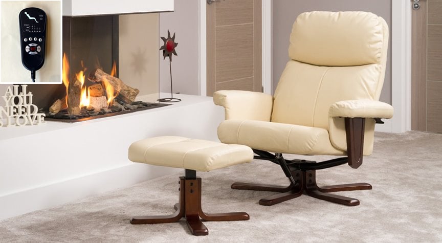 Dainton Swivel Recliner With Massage And Heat