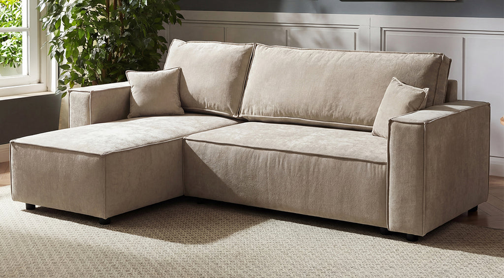 Hinton Reversible Corner Sofa with Sofa Bed
