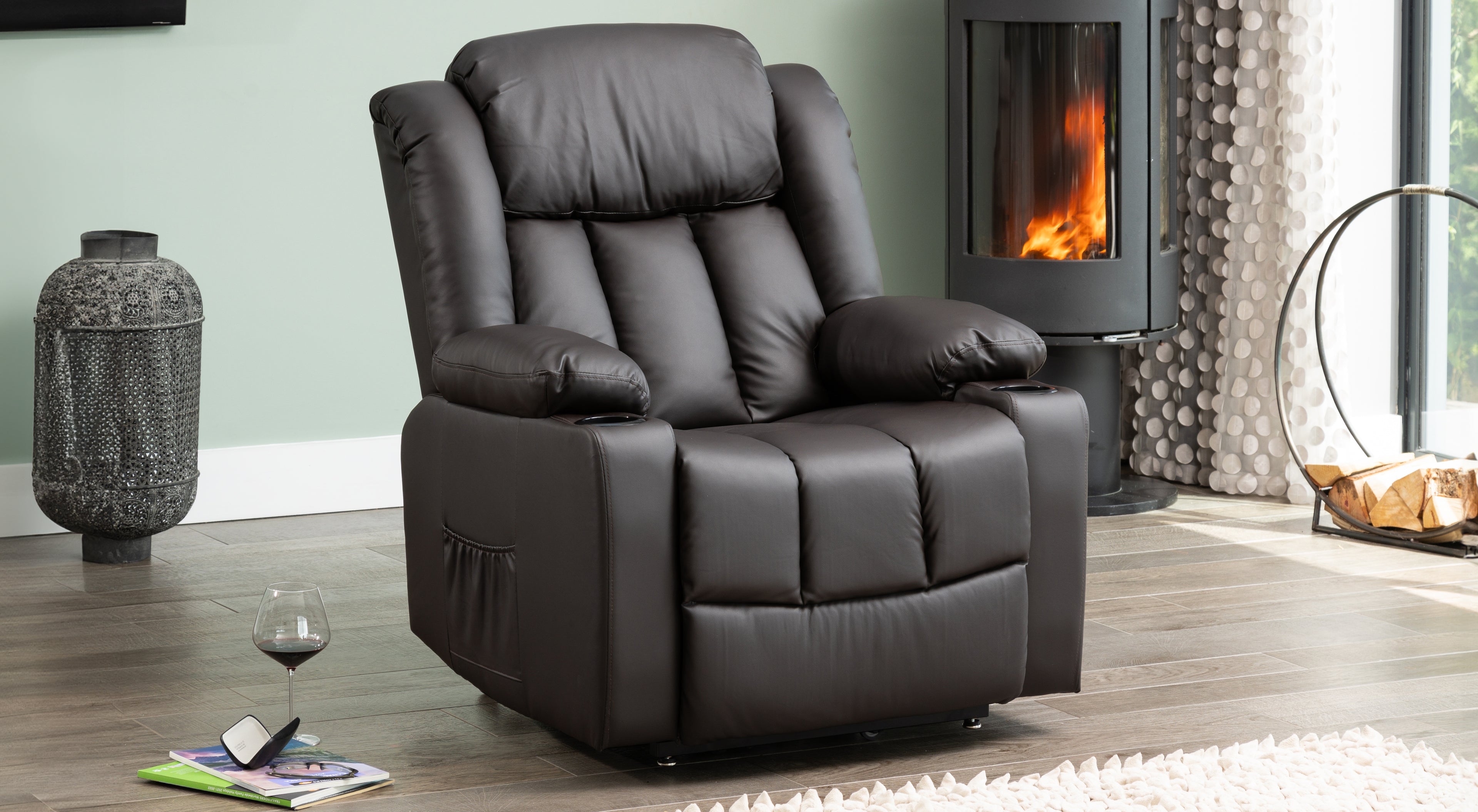 Brereton Dual Motor Riser Recliner Chair with Massage and Heat The Sofa Company Brereton Dual Motor Riser Recliner Chair with Massage and Heat The Sofa Company