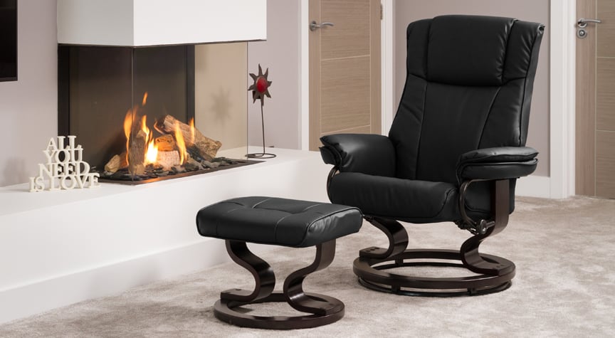 Leighton Massage With Heat Swivel Chair