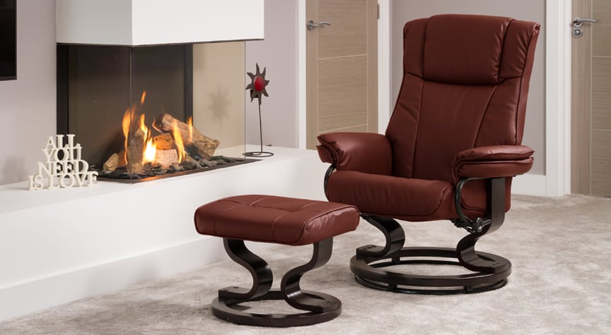 Leighton Massage With Heat Swivel Chair