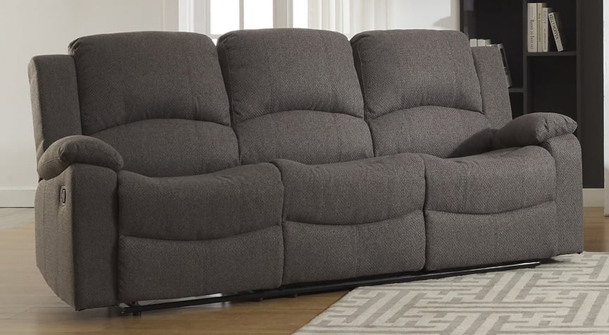 Penrose 3 Seat Manual Recliner Sofa