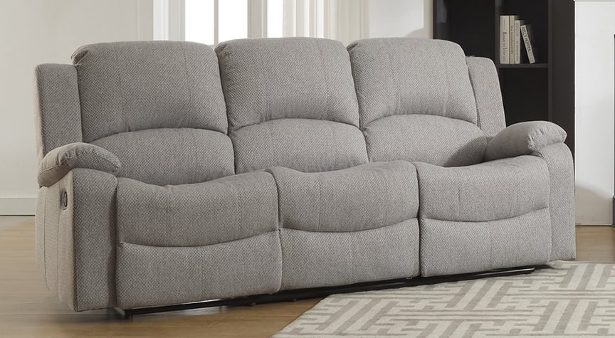 Penrose 3 Seat Manual Recliner Sofa