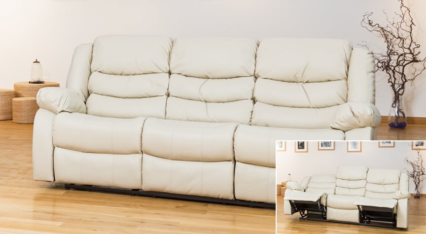 Seville 3 Seat Reclining Sofa