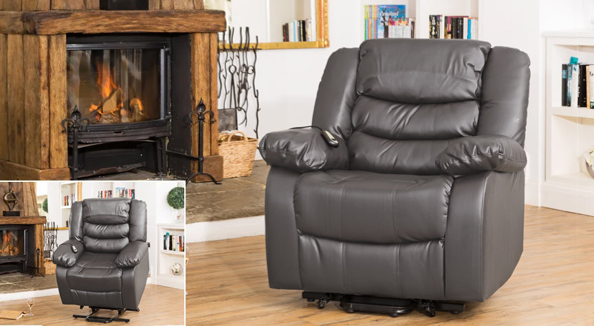 Seville Electric Riser Recliner With Massage And Heat