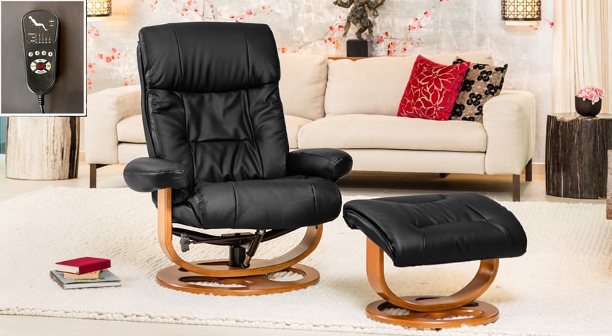 Waddington Swivel Chair With Massage And Heat